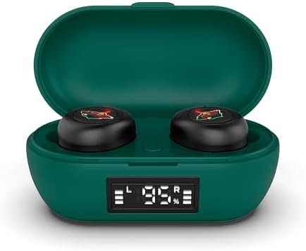 Elevate Your Game Day Experience with SOAR NHL True Wireless Earbuds v.7 – Minnesota Wild Edition | Unmatched Bluetooth 5.0 Connectivity, Premium Sound Quality, and Comfortable Fit for Passionate Hockey Fans