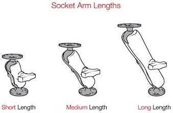 RAM Mounts U Tab-Tite Spring-Loaded Holder for 8-Inch Tablets – Versatile, Adjustable Tablet Mount Compatible with Protective Cases, Ideal for Home and Office Use, Engineered for Enhanced Accessibility and Durability
