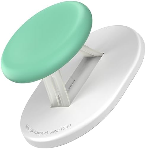Experience the Ultimate Sinjimoru Magnetic Phone Grip & Holder – Ergonomic Design for i Phone 12-16, Multi-Functional Stand for Hands-Free Viewing, Enhanced 2500 g Magnetic Strength, Soft Silicone Comfort Band, and Stylish Pastel Colors for Personal Expression