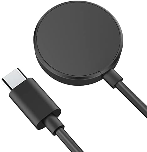 Efficient USB C Charger for Samsung Galaxy Watch Series – Premium Nylon Cables for Galaxy Watch 7/6/5/4/3/Active 2 – Rapid Charging with Advanced Safety Features for Everyday Use and Travel Convenience