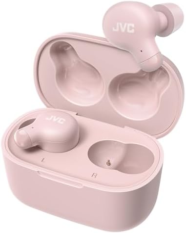 JVC Marshmallow True Wireless Earbuds with Bluetooth 5.3 – 28 Hours Playtime, Comfortable Memory Foam Design, IPX4 Water-Resistant, Built-in Mic, Ultra-Compact Charging Case for i Phone & Android Users – Perfect for Active Lifestyles and Everyday Use