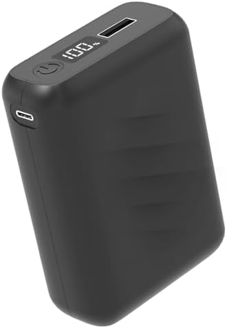 High-Capacity 20000 m Ah Rechargeable Power Bank for Heated Apparel – Versatile 5 V/7.4 V Battery Pack with LED Indicator, Dual DC/USB Outputs for Ultimate Compatibility – Fast Charging Portable Charger for i Phone, i Pad, Samsung, and More – Essential Outdoor Accessory for Winter Comfort
