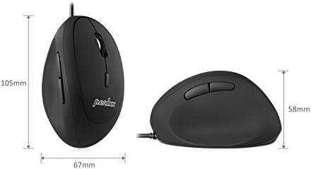 Discover Unmatched Comfort with the Perixx PERIMICE-819 B Bluetooth Vertical Mouse – Ergonomic Wireless Design for Right-Handed Users – Multi-Device Connectivity for Seamless Switching – Silent-Click Technology for a Quieter Workspace – Compact and Portable for On-the-Go Productivity – Ideal for Enhanced Wrist Health and Long Hours of Use – Perfect Companion for Home or Office – Compatible with Various Operating Systems.