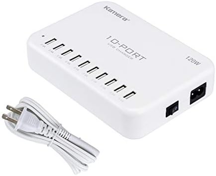 High-Power USB Charging Station 120 W 24 A 10-Port Hub – Fast Multi-Device Charger for i Phone, i Pad, and Samsung Galaxy – Enhanced Speed & Safety Features for Home or Office Use High-Power USB Charging Station 120 W 24 A 10-Port Hub – Fast Multi-Device Charger for i Phone, i Pad, and Samsung Galaxy – Enhanced Speed & Safety Features for Home or Office Use