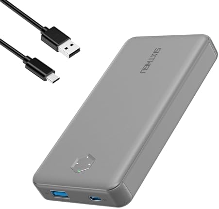 Ultra-Slim 20000 m Ah Portable Power Bank with PD 20 W & QC 3.0 Fast Charging – Dual USB-C Ports for Quick Simultaneous Charging – Compatible with i Phone 16/15/14/13/12, Samsung S22/S21, Google Pixel & More – Enhanced Safety Features for Reliable Performance – Perfect Travel Companion in Stylish Blue