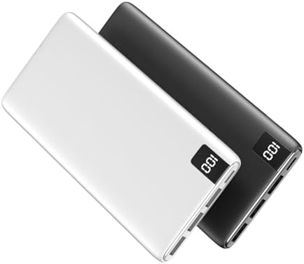 ADDTOP Ultra-Slim 10000 m Ah Fast Charging Portable Power Bank – Lightweight Battery Pack with Dual USB-C & USB-A Ports for i Phone 16/15/14/13/12 and Android Devices – Optimal On-the-Go Charging Companion for Multi-Device Users