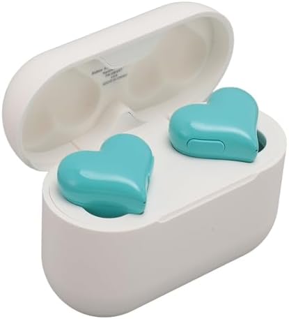 Discover Bewinner Heart Shaped Wireless Earbuds: Stylish Bluetooth 5.3 Earbuds with Advanced Noise Cancellation, 20-Hour Playtime, and Secure Fit for Ultimate Comfort – Ideal for Fitness Enthusiasts, Professionals, and Students Seeking Premium Sound Quality and Unique Design