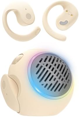 Open Ear Bluetooth Headphones for Kids – Waterproof Bone Conduction Earbuds with Bluetooth 5.4, Lightweight Design, and Mini Speaker for Adventure Seekers. Perfect for Outdoor Activities, These Ergonomic Wireless Earbuds Ensure Safety and Awareness, Allowing Young Explorers to Enjoy Music While Staying Alert. Ideal for Parks, Biking, and Daily Use, These Durable and Splash-Resistant Headphones Offer Impressive Audio Quality Compatible with Smartphones and Tablets. Elevate Your Child’s Listening Experience with Our Innovative Design Focused on Comfort and Safety, Making These Headphones a Must-Have Gift for Every Young Music Lover.