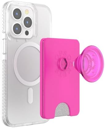 Cobalt Pop Sockets Phone Wallet: Premium Card Holder with Expanding Grip and Mag Safe Compatibility for Effortless Wireless Charging – The Perfect Accessory for On-the-Go Mobile Users Seeking Style and Functionality