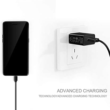 UL Listed 5 ft USB Phone Charger Adapter for Kyocera Devices – Fast Charging Wall Charger with Enhanced Compatibility for E4233 Dura Plus, Cadence LTE s2720, Brigadier, Rally S1370, Kona, Hydro Air – Reliable Power Solution for Home, Office & Travel