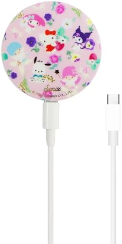 Sonix x Sanrio Hello Kitty & Care Bears Magnetic Mag Safe Charger for i Phone 12-16 Series | 6.5 ft USB-C Fast Wireless Charging Cable | Stylish, Playful, and Efficient Power Solution for Your Device