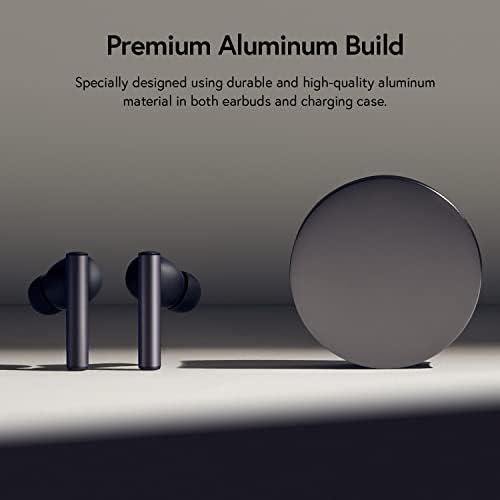 Phiaton ODDICT TWIG PRO True Wireless Earbuds – Advanced Hybrid Active Noise-Canceling, Qualcomm Snapdragon Sound, Ergonomic Half-in-Ear Comfort, Sleek Aluminum Gray Finish for Enhanced Audio Experience and Seamless Device Compatibility