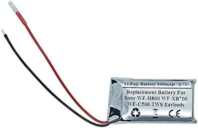 Revive Your Sound: 3.7 V 300 m Ah Li-Ion Polymer Replacement Battery for Sony WF-H800, WF-XB700, WF-C500 TWS Earbuds – Optimal Charging & Enhanced Audio Experience, Perfect for On-the-Go Listening