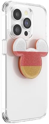 Disney Classic Mouse Pop Sockets Phone Grip with Versatile Kickstand – Ultimate Anti-Drop Phone Holder for One-Handed Use and Easy Style Switchability – Compatible with i Phone, Samsung, and Most Cases – Ideal for Wireless Charging and Everyday Convenience
