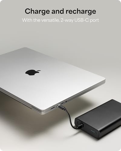 Mophie Powerstation Mini 5,000 m Ah Portable Power Bank – Ultra-Fast 20 W USB-C PD Charger for Rapid Device Recharging, Compact Pocket-Sized Design with LED Battery Indicator, Includes USB-C Cable for Instant Connectivity, Essential Travel Accessory for On-the-Go Smartphone Power