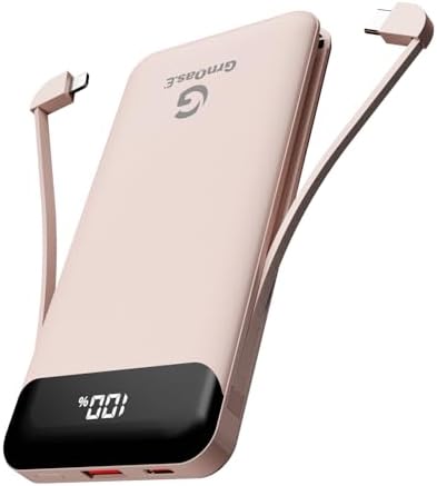 Compact 10,000 m Ah Power Bank – Fast Charging Portable Charger with Dual USB-C Compatibility for i Phone 16, Samsung, and Android Devices – Sleek Black Design for Ultimate Travel Convenience and Enhanced Device Performance