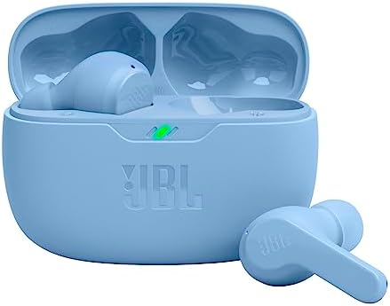 JBL Vibe Beam True Wireless Earbuds – Experience Deep Bass Immersion with Bluetooth 5.2, Water & Dust Resistance, Hands-Free Voice Aware Calling, and Up to 32 Hours of Battery Life – Perfect for On-the-Go Audio Enthusiasts
