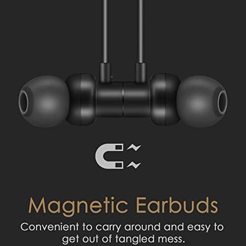 PALOVUE USB Type C Magnetic In-Ear Earbuds with Integrated Mic & Volume Control – Universal Compatibility for Google Pixel, Samsung, One Plus, Huawei, Sony & Mac Book – Ergonomic Design for All-Day Comfort & Premium Audio Quality for Audiophiles