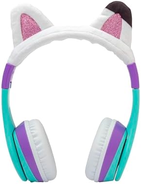Gabby’s Dollhouse Wireless Headphones for Kids – Stylish Bluetooth Over-Ear Headset with Built-In Microphone, Perfect for School, Home, and Travel – Ultimate Comfort and Durability for Young Audiophiles with Versatile Connectivity Options and Engaging Design
