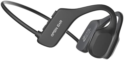 Ultra-Light Open Ear Bluetooth Sports Headphones – Waterproof & Sweatproof Ergonomic Earbuds for Unmatched Comfort in Running, Cycling, and Hiking – Hands-Free Microphone with Ambient Awareness for Active Lifestyles