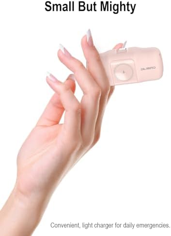 Travel Essentials Dual Mini Power Bank Set – 4500 m Ah Portable Charger for i Phone 14 & Apple Watch – Compact Fast Charging Solution in Sleek Black & White – Ideal Travel Accessory for On-the-Go Tech Users