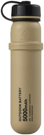 NESTOUT 5000 m Ah Waterproof Portable Charger – IP67 Rated Power Bank with 15 W USB-C Fast Charging, Shockproof Design for Ultimate Durability in Outdoor Adventures – Ideal Battery Pack for Hiking, Camping, and Travel Essentials