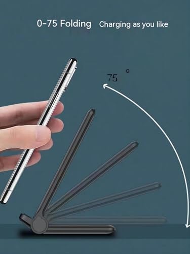 15 W Fast Wireless Charging Station with Adaptive Sleep-Friendly Light – Versatile Charger for Samsung Galaxy, Google, LG & More – Compact Travel Pad for Effortless Power-ups and Enhanced Device Compatibility