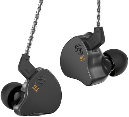 Transform Your Soundscape with CCZ Melody Hybrid Driver Wired Earbuds – Premium In-Ear Monitors Featuring High-Definition Microphone for Unmatched Call Clarity, Ergonomic Fit for Extended Comfort, and Versatile Device Compatibility – Ideal for Active Lifestyles and Conference Calls