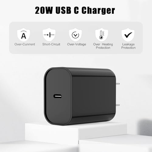 30 W USB-C Fast Charger for Motorola Edge & Razr – Rapid Power Delivery with 5 FT Cable – Essential Charging Solution for 2021-2024 Smartphones – Compact, Durable, and Safe for Everyday Use