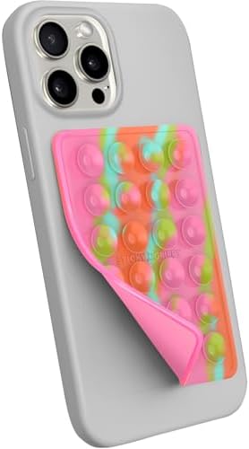 Premium Silicone Suction Phone Mount for i Phone & Android – Hands-Free Holder for Tik Tok, Selfies & Fidgeting – Versatile Shower Mirror & Smooth Surface Compatibility – Stylish Chocolate Finish for Enhanced Functionality and Aesthetic