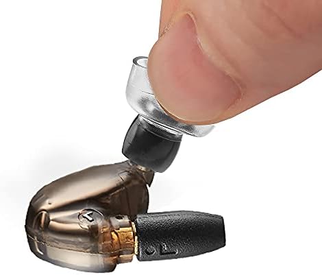 Upgrade Your Audio Experience with AZLA Sedna Earfit Crystal Standard Earbud Tips – Superior Noise-Canceling Silicone Eartips Compatible with Shure, Sony, Beats, Sennheiser, Jabra, and JBL (M/ML/L) for Perfect Comfort and Enhanced Sound Quality
