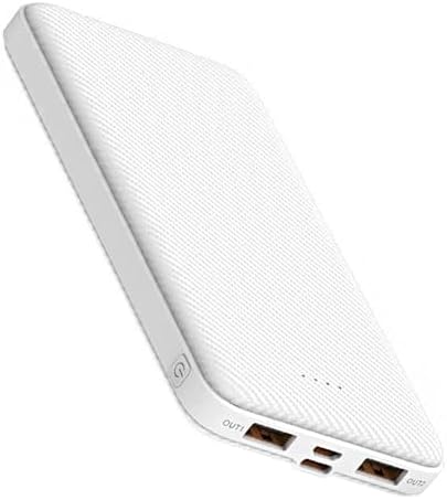 12000 m Ah SLu B Portable Power Bank – Ultra-Slim Fast Charging Battery Pack with 3 A USB-C, Ideal for i Phone, Samsung & Tablets – Enhanced Universal Compatibility for On-the-Go Connectivity