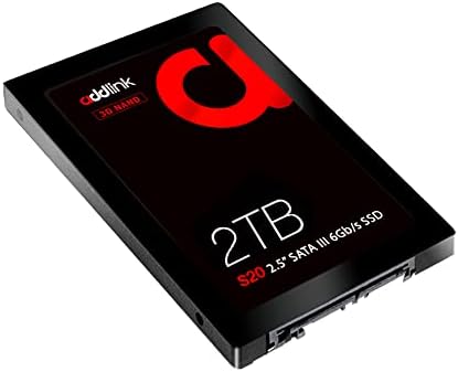 Elevate Your Gaming Experience with the Addlink S20 1 TB Internal SSD – Ultra-Fast SATA III 2.5″ Upgrade for PS4, Laptops & PCs – Achieve 500 MB/s Transfer Speed, Unmatched Reliability & Optimal Energy Efficiency for Fluid Gaming Sessions