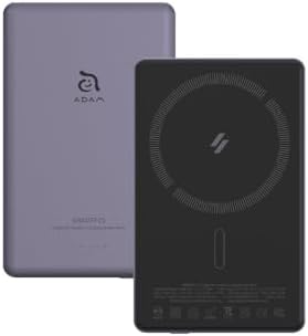 ADAM ELEMENTS Gravity C5 Magnetic Wireless Power Bank – Ultra-Fast Charging for i Phone 12-16 & Air Pods – Sleek Red Design, Effortless Magnetic Alignment, Lightweight & Portable Charging Solution for On-the-Go Users