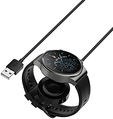 Premium Fit Turn Charging Cable Set for Huawei Smartwatches – 2-Pack 3.3 FT Replacement Dock for Ultimate, GT3, GT Runner, Watch3 Pro New, GT2 PRO, GT3 Pro & Watch D – Fast Charging, Durable & Portable Adapter for Seamless Power Management