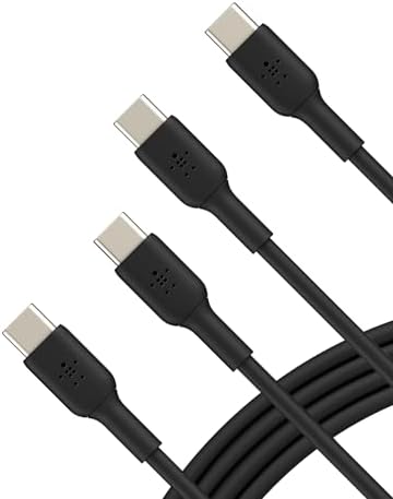 Belkin Boost Charge USB-C to USB-C Fast Charging Cable – 1 M (3.3 ft) Durable Power Cable for i Phone 16, Galaxy S25, Nintendo Switch 2 & More – Sleek Black Design for Quick Connectivity and Everyday Portability