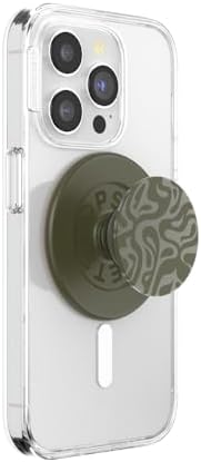 Magnetic Pop Sockets Pop Grip for Mag Safe – Customizable Phone Holder & Kickstand for i Phone Mag Safe Cases – Secure Grip, Hands-Free Viewing, Wireless Charging Compatible – Fluted Fatigue Design for Enhanced Style and Functionality