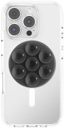 Mag Safe Pop Grip and Stand – Premium Magnetic Phone Accessory for i Phone – Customizable and Swappable Design for Optimal Grip and Hands-Free Convenience – Compatible with Wireless Charging, Elegant Black Finish for Enhanced Mobile Experience