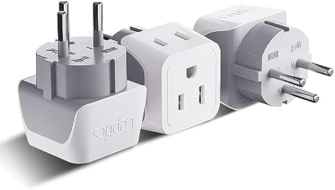 Ultimate Universal Travel Adapter: 35 W Fast Charging Power Converter with PD & QC 3.0, Dual USB-C & Triple USB Ports for Seamless Global Connectivity – Compatible with Type A, C, G, I Outlets for Effortless Charging Across EU, US, UK & Beyond – Perfect Travel Companion for Modern Explorers