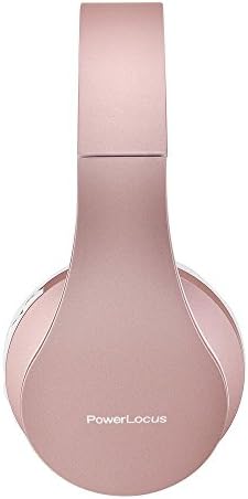 Experience the Ultimate in Comfort and Sound with Power Locus Stylish Purple & White Wireless Over-Ear Headphones – Hi-Fi Stereo Quality, Foldable Design for Travel, 12-Hour Battery Life, and Built-In Microphone for Hands-Free Calls – Perfectly Compatible with i Phone, Samsung, and LG Devices