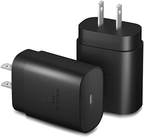 25 W USB C Charger Block 2-Pack – Super Fast Charging Power Adapter for i Phone 16/16 Plus/16 Pro/16 Pro Max/15/14/13/12, i Pad & Air Pods – Optimal Power Delivery & High Compatibility for Home and Travel Use