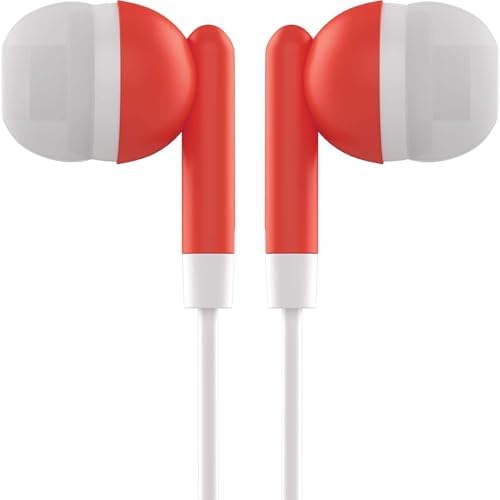 Maeline 100-Pack Bulk Earbuds with 3.5 mm Connector – Multi-Color Stereo Earphones for Schools, Events, and Promotions – Superior Sound Quality and Comfort for Everyday Use