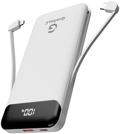 Compact 10,000 m Ah Power Bank – Fast Charging Portable Charger with Dual USB-C Compatibility for i Phone 16, Samsung, and Android Devices – Sleek Black Design for Ultimate Travel Convenience and Enhanced Device Performance