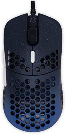 Gwolves Hati HTS Ultralight Honeycomb Wired Gaming Mouse – 48 g Precision with 16,000 DPI Sensor, Low Latency, Anti-Interference, 6 Customizable Buttons, On-Board Memory for PC/Mac/Laptop – Stardust Golden Small Edition for Maximum Speed and Comfort