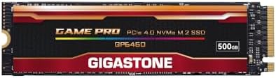 Elevate Your Gaming and Creative Potential with the Gigastone 500 GB M.2 NVMe SSD – Lightning-Fast PCIe Gen 4 Internal Solid State Drive for Seamless 3 D Rendering and 4 K/8 K Video Editing – Unmatched 5,000 MB/s Read Speeds for Gamers and Content Creators – Perfect Upgrade for PCs, Laptops, and PS5 with Enhanced Compatibility and Reliability