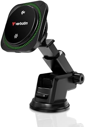 Revolutionize Your Road Trips with the Verbatim Qi2 Magnetic Wireless Car Charger – Effortless Charging, Dynamic RGB Illumination, and Universal Device Compatibility for a Seamless Drive Experience