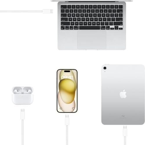 Revolutionize Your Charging Routine with the Premium Air Pods 4 Charger – 5-Foot High-Performance USB C to USB C Cable for Rapid Power Delivery to Air Pods Pro 2 nd Gen, Air Pods Max 2024, and i Phone 16 Series – Tangle-Free, Durable Design for Effortless Portability and Longevity