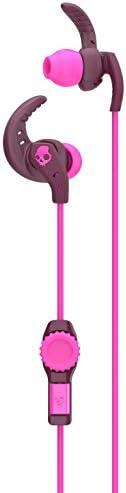 Skullcandy XTplyo Sport Earbuds in Plum/Pink – Lightweight, Sweat-Resistant In-Ear Headphones with Mic for Active Lifestyles, Enhanced Sound Quality and Device Compatibility, Perfect for Workouts and On-the-Go Listening
