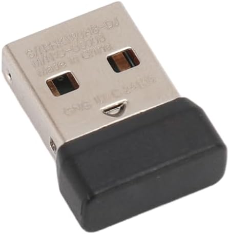 Logitech USB Receiver for Wireless Mouse – 2.4 G Replacement Dongle Adapter for K230, K270, K375 S, K400 PLUS, K780, K580 MK Series – Enhanced Connectivity and Portability for Seamless Productivity