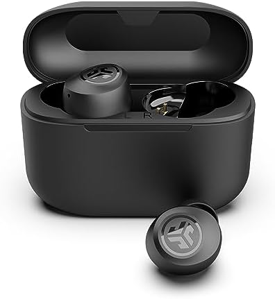 JLab Go Air Pop True Wireless Earbuds – 32 Hours Playtime, Dual Connect Bluetooth Earphones with EQ3 Sound, Lightweight In-Ear Headphones for Ultimate Comfort and Crystal-Clear Calls, USB Charging Case Included, Perfect for Active Lifestyles and Everyday Use